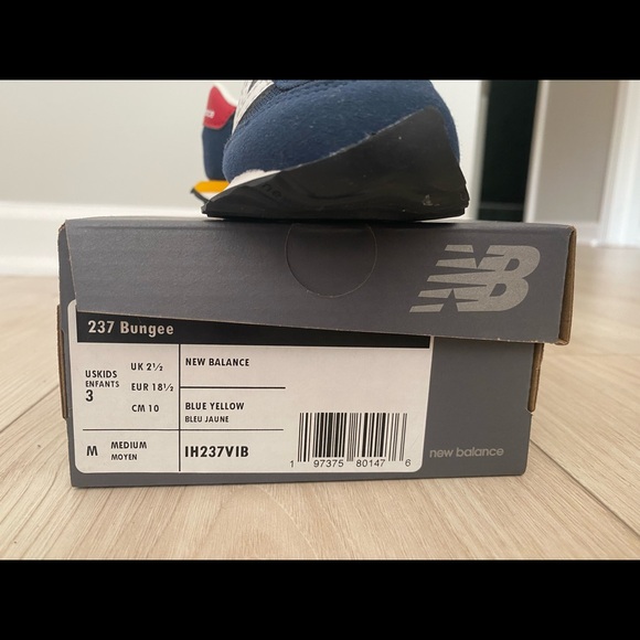 New Balance 237 Bungee Infant Toddler Shoe - Picture 3 of 4